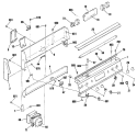 Section Diagram and Parts List for JB579GR2WH  General Electric Range