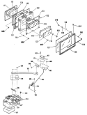 Section Diagram and Parts List for JB579GR2WH  General Electric Range