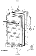 Part Location Diagram of 31-5873 GE TECHNICAL DATA SHEET