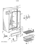 Part Location Diagram of WR71X2423 GE SHELF LOWER