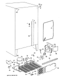 Section Diagram and Parts List for TFX22ZRAAD  General Electric Refrigerator