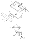 Section Diagram and Parts List for JGBS06ER1  General Electric Range