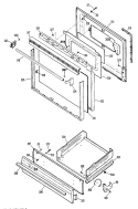 Part Location Diagram of WB07K0135 GE TRIM TOP Door