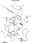 Part Location Diagram of WB63X5226 GE PNL SIDE UPPER LH-WHITE