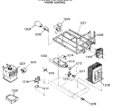 POWER CONTROL Diagram and Parts List for JGHC60GEN6  General Electric Range