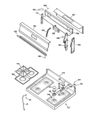 Section Diagram and Parts List for JGBS16GEP3  General Electric Range