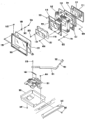 Section Diagram and Parts List for JHP70GN3AD  General Electric Microwave Oven Combo