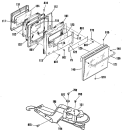 Section Diagram and Parts List for JRP15WP2WG  General Electric Wall Oven