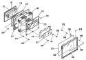 Section Diagram and Parts List for JSP31GP2WH  General Electric Range