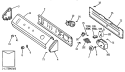 Part Location Diagram of WH42X2274 GE SWITCH TRIM