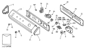 Section Diagram and Parts List for WWA8879RBLWW  General Electric Washer