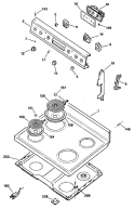 Part Location Diagram of WB36X5660 GE TRIM & BRACKET Assembly