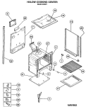 HI / LOW COOKING CENTER Diagram and Parts List for JGHC56GEJD  General Electric Range