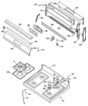 Section Diagram and Parts List for JGBP35GEP4  General Electric Range