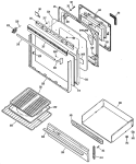 Part Location Diagram of WB55K0016 GE REFLECTR TOP
