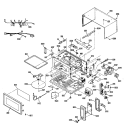 Section Diagram and Parts List for JEM4KWA01  General Electric Microwave