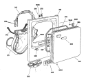Section Diagram and Parts List for DDE8200RBM  General Electric Dryer