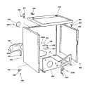 Section Diagram and Parts List for DDE8500RCM  General Electric Dryer