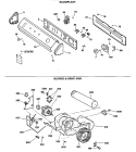 BACKSPLASH Diagram and Parts List for DDG8589RCM  General Electric Dryer