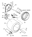 Section Diagram and Parts List for DDG8589RCMAA  General Electric Dryer