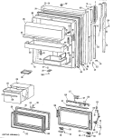 Part Location Diagram of WR13X0594 GE ARM STOPASM