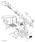 Part Location Diagram of WR38X1691 GE REFLECTOR GLASS SHELF