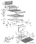 Part Location Diagram of WR17X2933 GE INSULATION DIVIDER