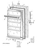 Part Location Diagram of WR78X8472 GE O. D. PANEL