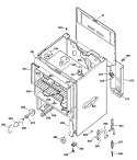 Section Diagram and Parts List for JBS17G*R2  General Electric Range