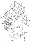 Section Diagram and Parts List for JBS03G*R2  General Electric Range