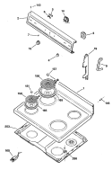 Section Diagram and Parts List for JBS06G*R2  General Electric Range
