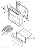 Section Diagram and Parts List for JBS06G*R2  General Electric Range