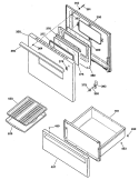 Section Diagram and Parts List for JBS16*R2  General Electric Range