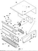 Section Diagram and Parts List for JKP13GP2BG  General Electric Wall Oven