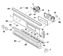 Section Diagram and Parts List for JKS05P2AD  General Electric Wall Oven