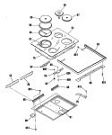 Part Location Diagram of WB64M0017 GE USE GEH WB64M17