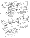 Part Location Diagram of WR38X1580 GE REFLECTOR FRAME VP