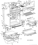 Part Location Diagram of WR17X2533 GE HANDLE Vegetable PAN