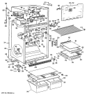 Section Diagram and Parts List for TBX21TPARWH  General Electric Refrigerator