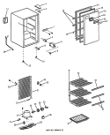 Part Location Diagram of WR17X6302 GE COVER CONTROL