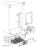 Section Diagram and Parts List for TFX20JASAAD  General Electric Refrigerator