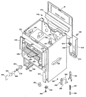 Section Diagram and Parts List for JBS27GS2  General Electric Range