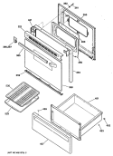 Section Diagram and Parts List for JBS27GS2  General Electric Range