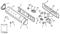 Section Diagram and Parts List for WWA8600SALAA  General Electric Washer