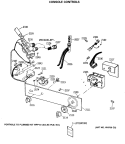 CONSOLE CONTROLS Diagram and Parts List for WWP1170GJB  General Electric Washer