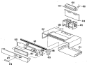 Section Diagram and Parts List for JHP70GN5WH  General Electric Microwave Oven Combo