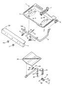 Section Diagram and Parts List for JGBS04PR2  General Electric Range