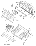 Part Location Diagram of WB07K0207 GE USE GEH WB7K207