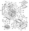 Part Location Diagram of WB63K5107 GE FRONT FRAME Assembly