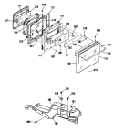 Section Diagram and Parts List for JGRP16GEP3BG  General Electric Range